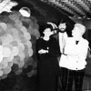 1986 - Firenze, Pitti Uomo, con Carlo Rivetti e Carla Nani Mocenigo nello stand del Gruppo GFT realizzato da Frank Gehry con la "Fish House"