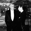 1989 - New York, con Germano Celant durante l'inaugurazione della mostra di Mario Merz